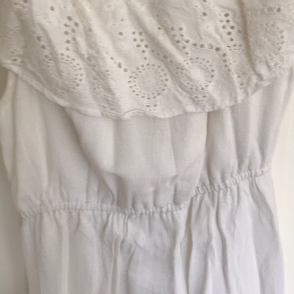LuckyBrans White Off the Shoulder Dress - Picture 2 of 3